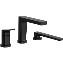 Ode Deck Mounted Roman Tub Filler with Built-In Diverter - Includes Hand Shower