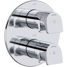 Ode Six Function Thermostatic Valve Trim Only with Dual Lever Handles and Integrated Diverter - Less Rough In