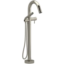 Pallace Floor Mounted Tub Filler with Built-In Diverter - Includes Hand Shower