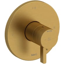 Paradox Two Independent and One Shared Function Thermostatic Valve Trim Only with Single Lever Handle and Integrated Diverter - Less Rough In