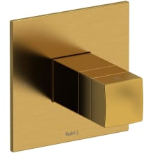 Reflet Two Independent Function Thermostatic Valve Trim Only with Single Knob Handle and Integrated Diverter - Less Rough In
