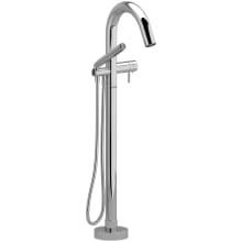 Riu Floor Mounted Tub Filler with Built-In Diverter - Includes Hand Shower