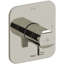 Salome Three Function Thermostatic Valve Trim Only with Single Lever Handle and Integrated Diverter - Less Rough In