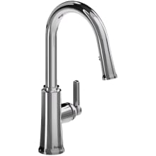 Trattoria 1.5 GPM Single Hole Pull Down Kitchen Faucet