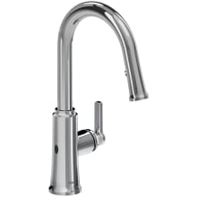 Trattoria 1.5 GPM Single Hole Pull Down Kitchen Faucet Boomerang, Duralock, and Reflex Technology