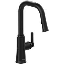 Trattoria 1.5 GPM Single Hole Pull Down Kitchen Faucet with Boomerang, Duralock, and Reflex Technology