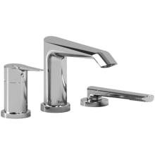 Venty Deck Mounted Roman Tub Filler with Built-In Diverter - Includes Hand Shower