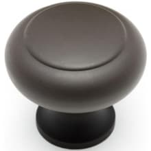 Plain 1-1/4 Inch Mushroom Cabinet Knob