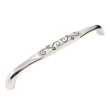 Palermo 8" Center to Center Contemporary Farmhouse Arch Cabinet Pull with Scroll Detailing