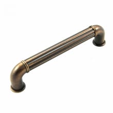 Corcoran 5" Center to Center Vintage Industrial Pipe Style Arched Cabinet Handle / Drawer Pull