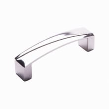Trumbull 3 3/4 " Center to Center Urban Modern Solid Brass Cabinet Handle / Drawer Pull