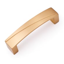 Trumbull 3 3/4 " Center to Center Urban Modern Solid Brass Cabinet Handle / Drawer Pull