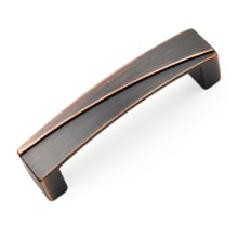 Trumbull 3 3/4 " Center to Center Urban Modern Solid Brass Cabinet Handle / Drawer Pull