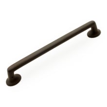 Distressed 8" Center to Center Rustic Industrial Farmhouse Solid Brass Cabinet Handle / Drawer Pull