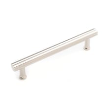 Florian 5" Center to Center Decorative Scalloped Ridge Bar Solid Brass Cabinet Handle / Drawer Bar Pull