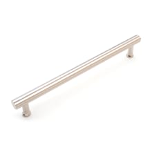 Florian 8" Center to Center Modern Scalloped Ridge Bar Solid Brass Cabinet Handle / Drawer Bar Pull