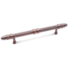 Petal 5" Center to Center Solid Brass Designer Traditional Cabinet Bar Handle / Drawer Bar Pull