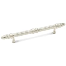 Petal 5" Center to Center Solid Brass Designer Traditional Cabinet Bar Handle / Drawer Bar Pull