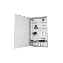 M Series 40" x 20" Medicine Cabinet with Left Hand Mirrored Door and Duplex Oulet