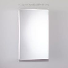 M Series 23-1/4" x 39-3/8" Right-Hand Single Door Medicine Cabinet with Integrated Outlet and USB Port - Interior Lighting