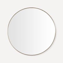 Craft Series 30" Diameter Traditional Circular Framed Bathroom Wall Mirror