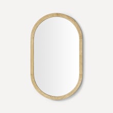 Craft Series 40" x 24" Traditional Oval Framed Bathroom Wall Mirror