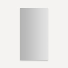 M Series 16" x 30" x 4" Flat Plain Single Door Medicine Cabinet with Right Hinge and Magnetic Organization