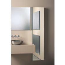 M Series 16" x 70" x 4" Flat Beveled Single Door Medicine Cabinet with Left Hinge and Magnetic Organization