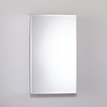 M Series Single Door Medicine Cabinet with Left Hinge, Ingtegrated Outlets and Interior Light