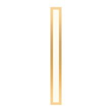 Profiles Single Light 30" Tall Integrated LED Bathroom Sconce with Rectangle Diffuser