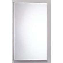PL 19" x 30" Frameless Medicine Cabinet Left Hinged with Beveled Mirror and Electrical Outlet