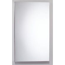 PL 23" x 39" Frameless Medicine Cabinet Right Hinged with Flat Mirror and Electrical Outlet