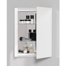 R3 16" x 20" x 4" Plain Single Door Medicine Cabinet with Reversible Hinge
