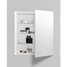 R3 24" x 26" x 4" Plain Single Door Medicine Cabinet with Reversible Hinge