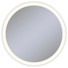 Vitality 40" Circular Mirror with Built-In LED Lighting and Defogger