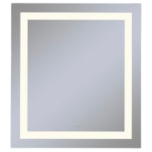 Vitality 30" W x 30" H Square Mirror with Built-In LED Lights and Defogger