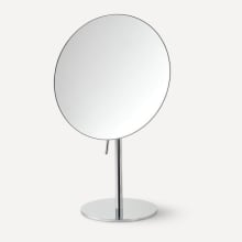 Magnification Mirrors 7-7/8" W x 12" H Classic Circular Metal Framed Bathroom Mirror