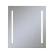 AiO 35-1/4"W x 40"H Frameless Double Door Medicine Cabinet