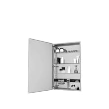 M Series 39-3/8" x 19-1/4" x 6-5/8" Right-Hand Single Door Medicine Cabinet with Integrated Outlet and USB Port - Interior Lighting