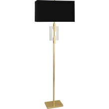 Lincoln 63" Tall Buffet Floor Lamp with Black Shade