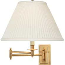 Kinetic 15" Wall Sconce with a Pleat Fabric Shade