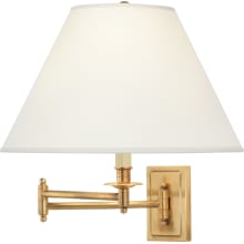 Kinetic 15" Wall Sconce with an Ascot Fabric Shade
