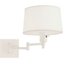 Real Simple 11" Swinger Wall Sconce with a Monte Blanc Shade