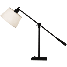 Real Simple 16" Boom Arm Table Lamp with a Snowflake Shade