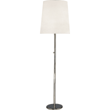 Buster 80" Floor Lamp with a Fondine Fabric Shade