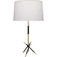Thatcher 29" Tall Buffet Table Lamp with Oyster Linen Shade