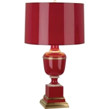 Annika 24" Vase Table Lamp with an Opaque Parchment Shade