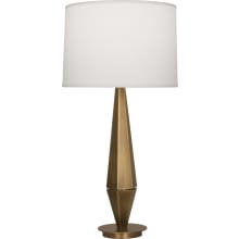 Wheatley 23" Tall Buffet Table Lamp with White Fabric Shade