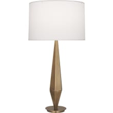 Wheatley 34" Tall Buffet Table Lamp with White Fabric Shade