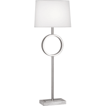 Logan 30" Novelty Table Lamp with an Ascot Fabric Shade